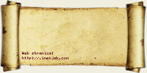 Jesenka Binjić vizit kartica